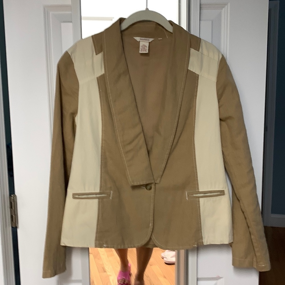 Sundance‎ Catalog Linen Blend Blazer